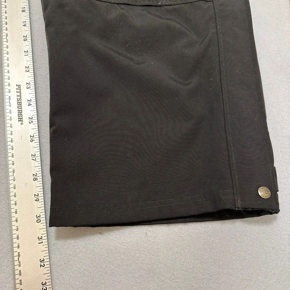 Carhartt Men Pants 2XL Shoreline Waterproof B216 Breathable Black Breathable